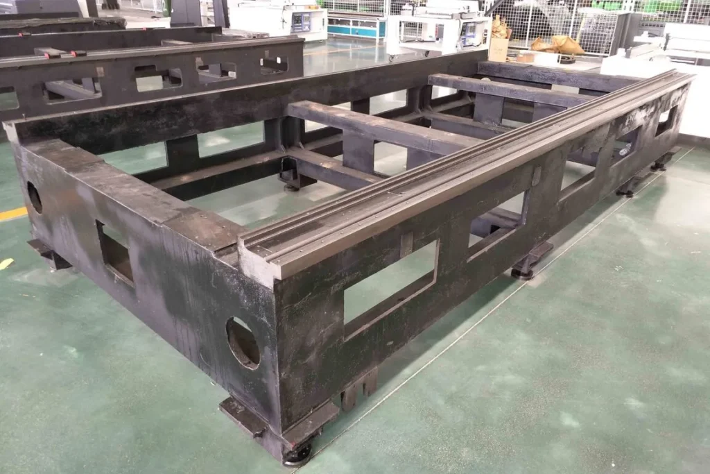 Cast steel bed