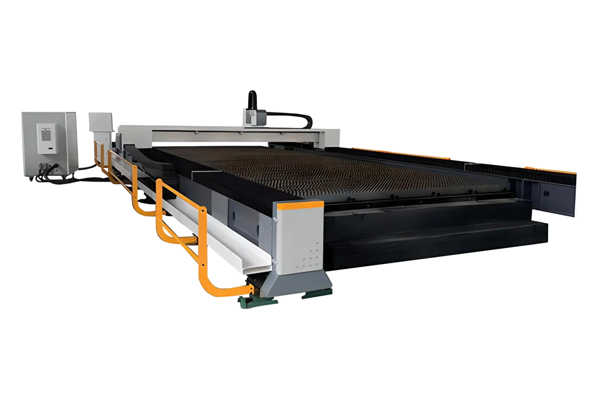 Large fiber laser cutter