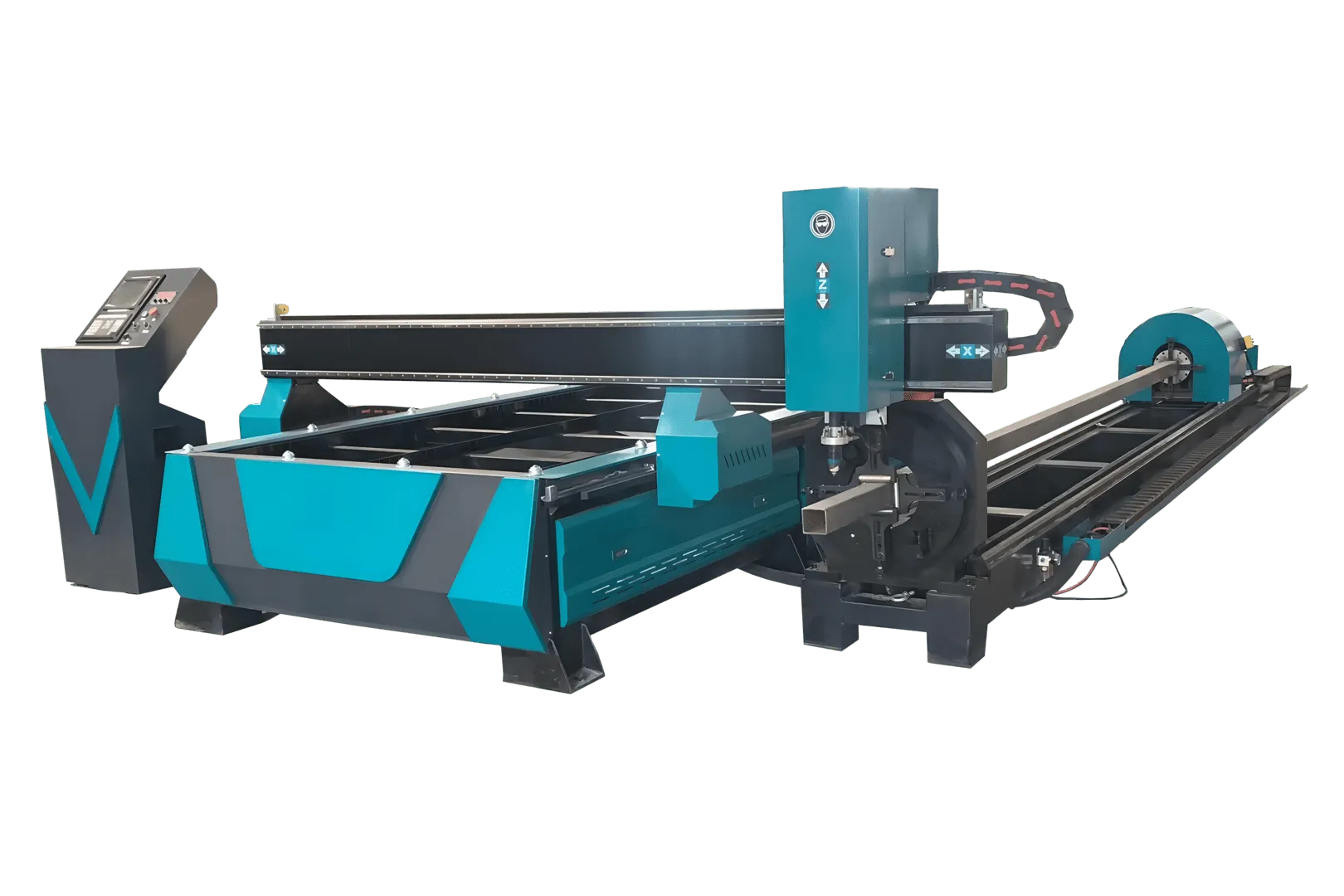 cnc plasma square tube cutter